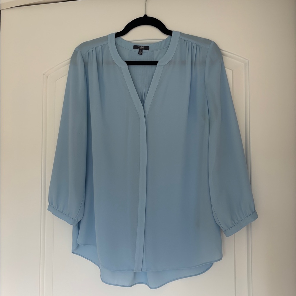 NYDJ Pintuck Blouse - Size S
